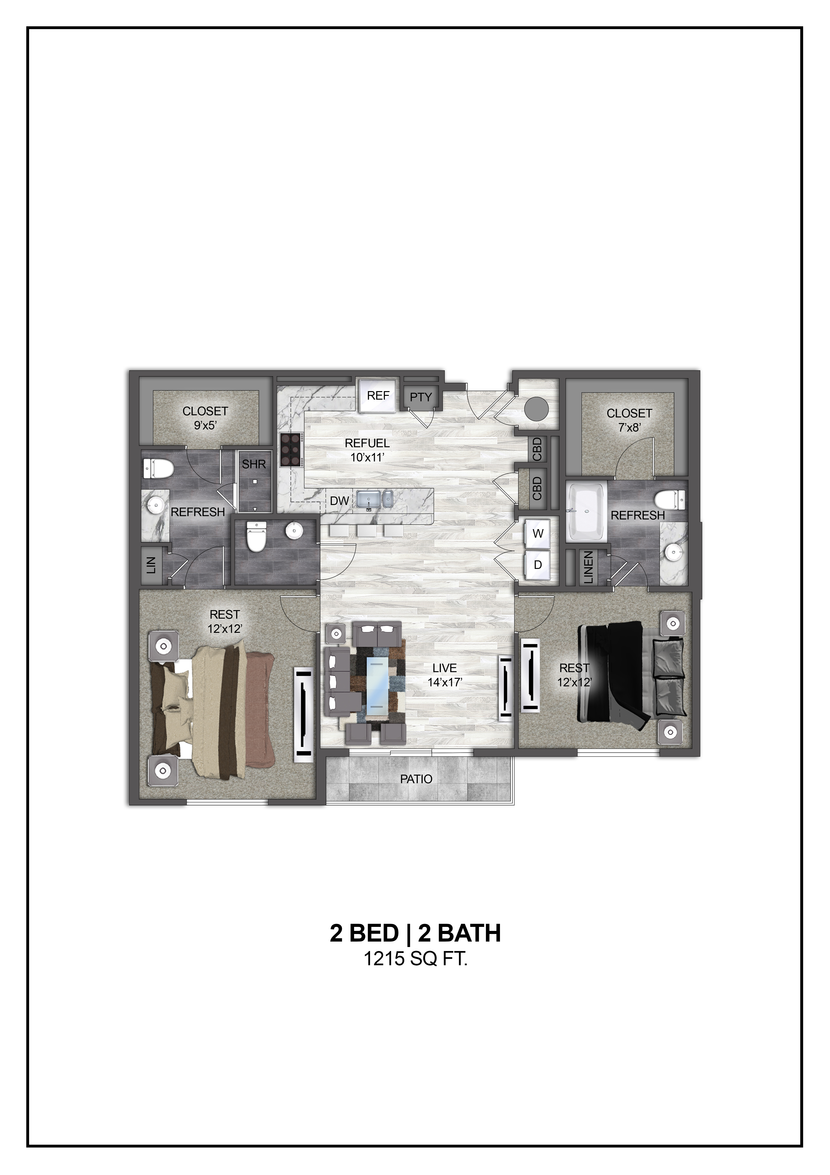 Floor plan layout diagram for B4