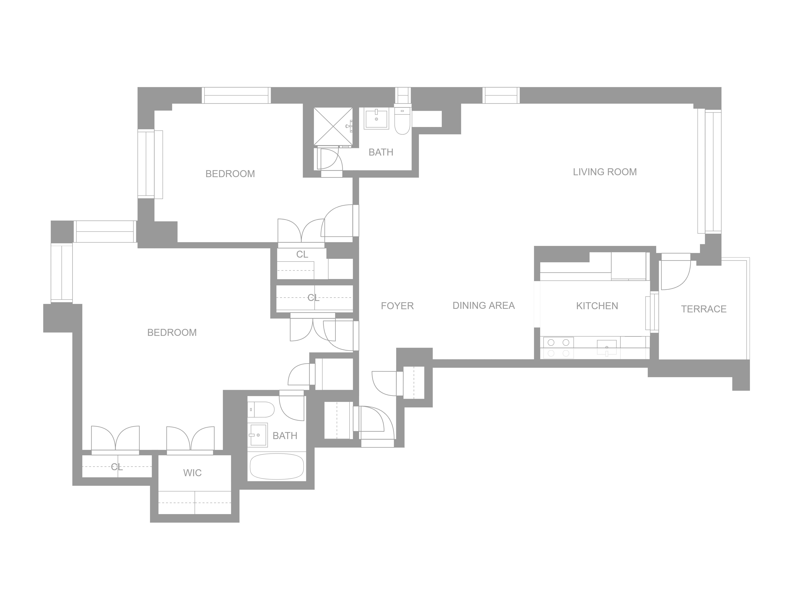 Floor plan layout diagram