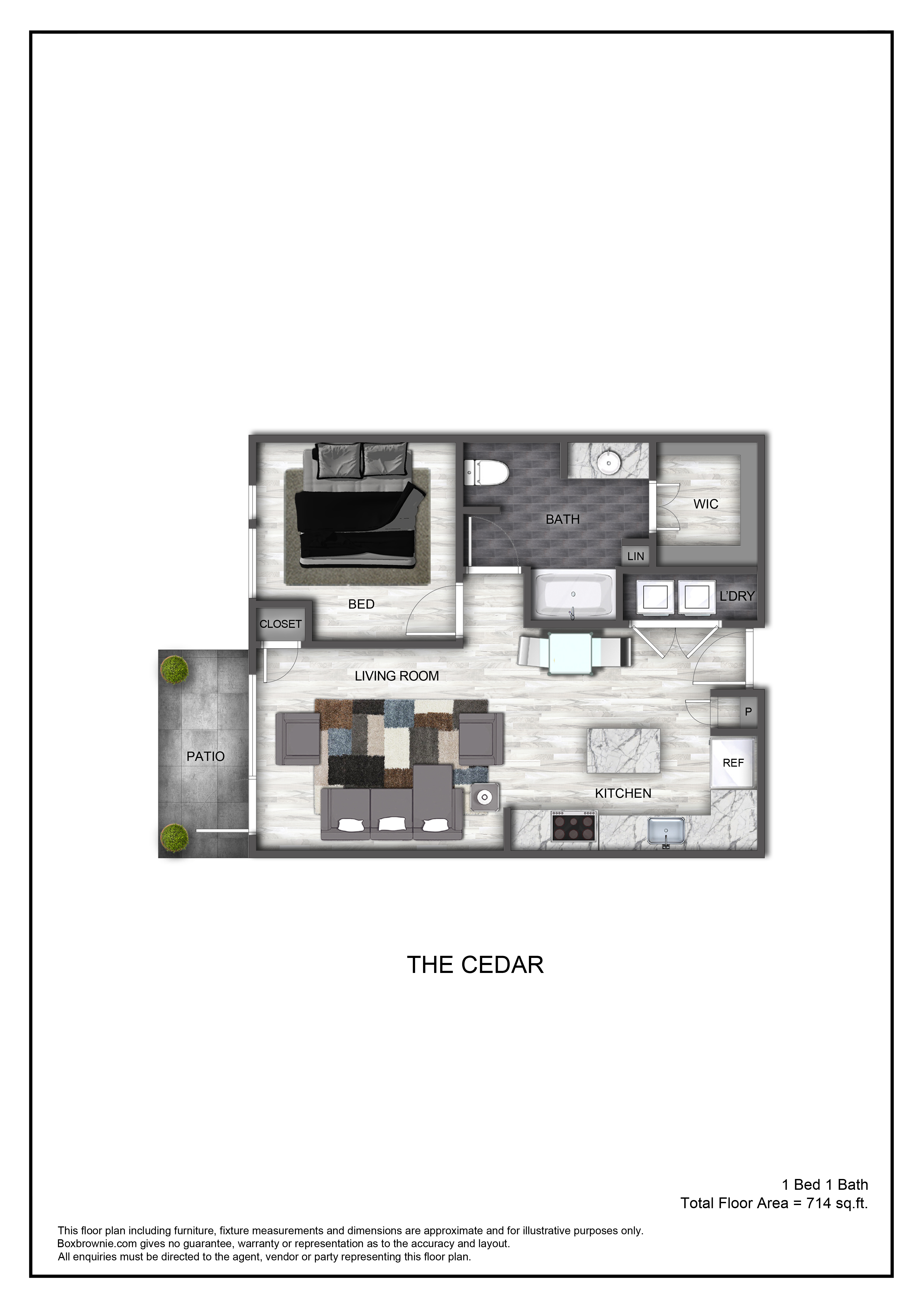 Floor plan layout diagram for A3