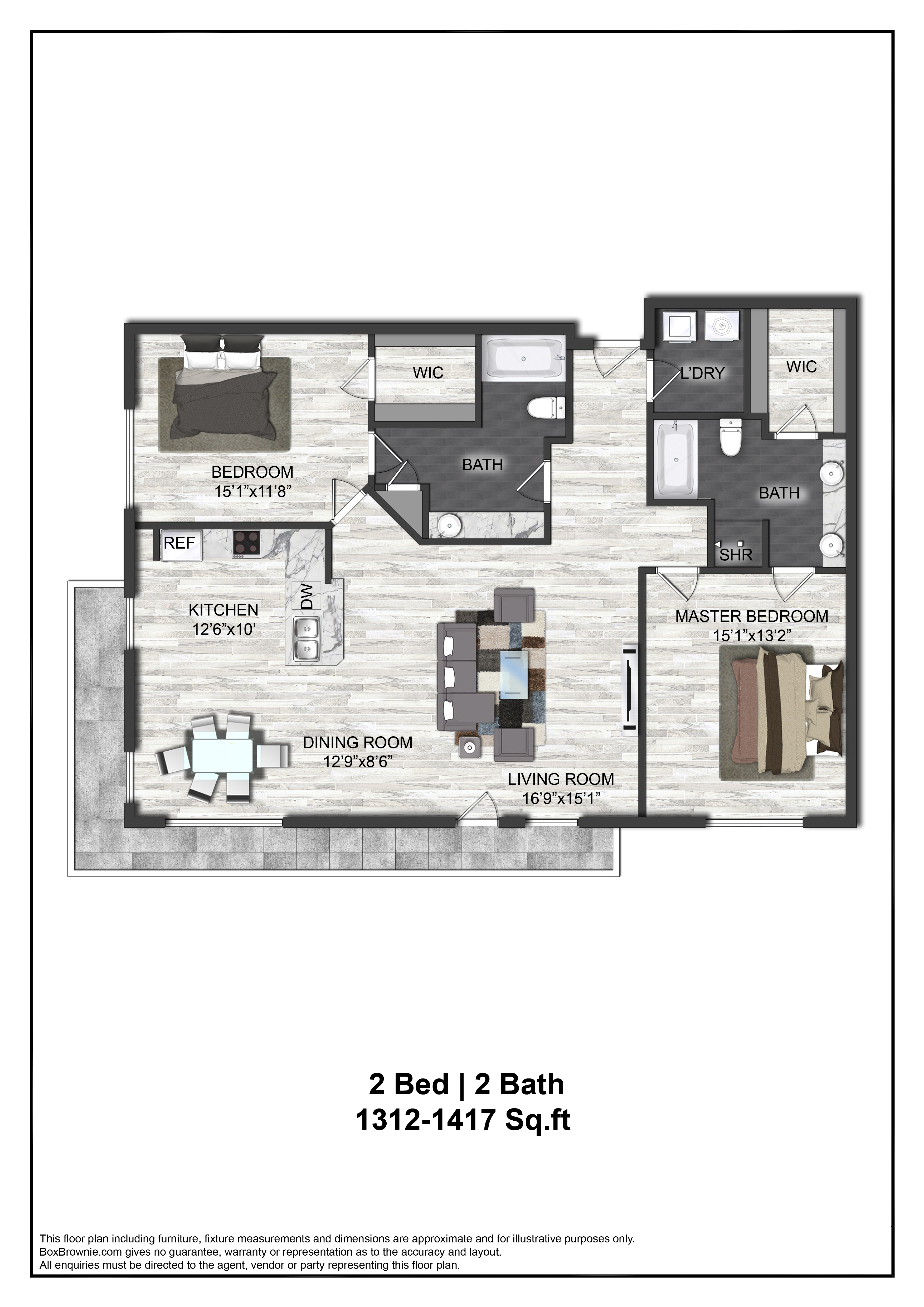 Floor plan layout diagram for B4